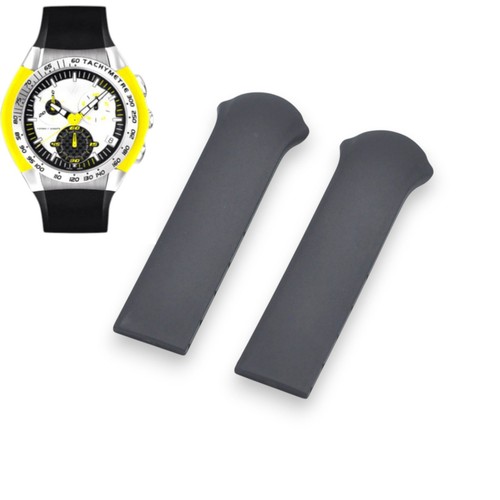 Cinturino gomma nera mm - cinturino,