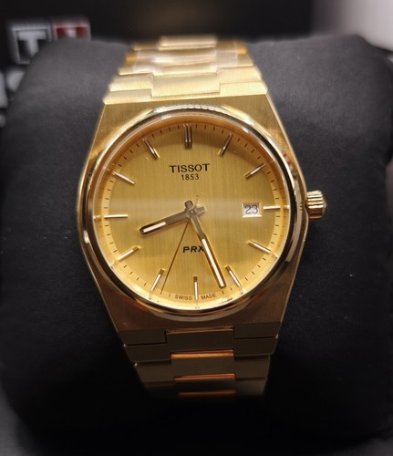 Tissot prx 40mm gold - tissot,